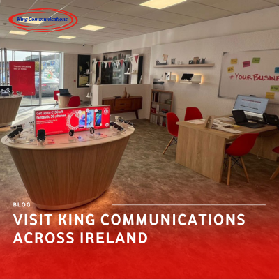 king communications visit in store